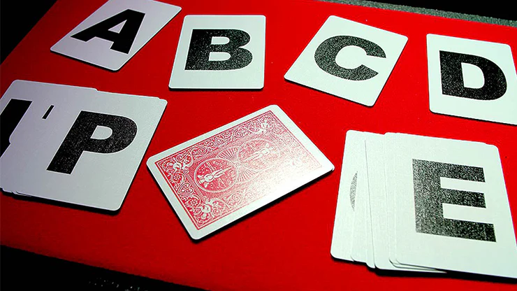 Alphabet Playing Cards Bicycle No Index by PrintByMagic - Trick - Image 2