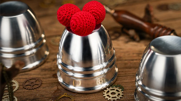 Aluminum Alloy Cups and Balls Set by TCC Magic - Image 6
