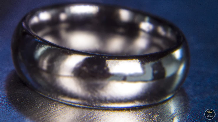 Ash and Ember Silver Curved Size 13 (2 Rings) by Zach Heath - Trick - Image 2