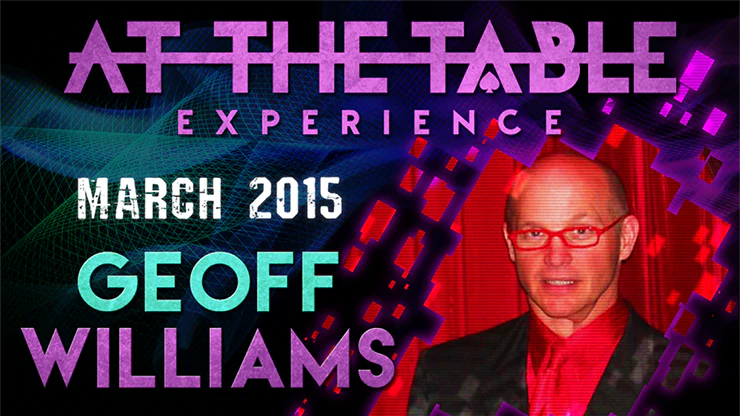 At The Table Live Lecture - Geoff Williams March 25th 2015 - Video Download