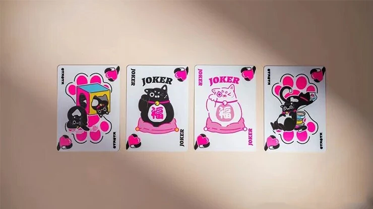 Bicycle Cat (Pink) Playing Cards by US Playing Card Co. - Image 2