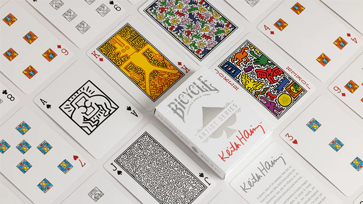 Bicycle Keith Haring (Box Set Red and Blue) Playing Cars by US Playing Cards - Image 2