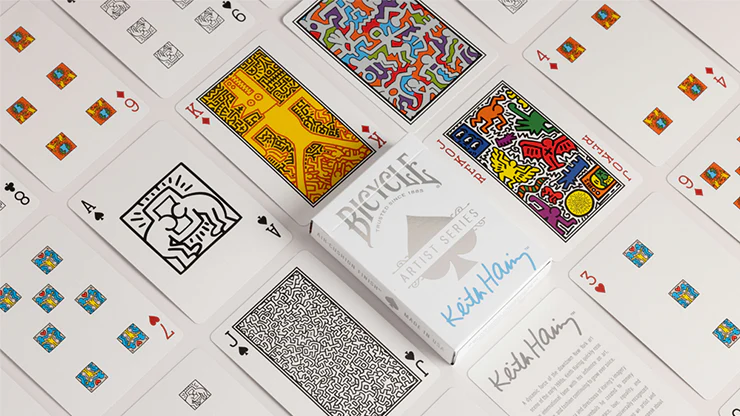 Bicycle Keith Haring (Box Set Red and Blue) Playing Cars by US Playing Cards - Image 3