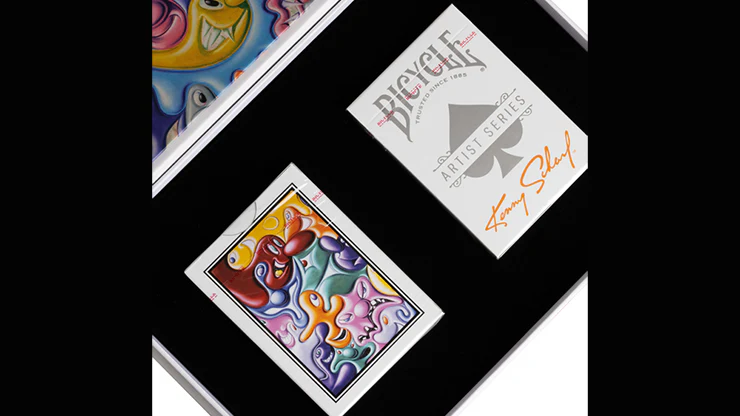 Bicycle Kenny Scharf Purple/Orange Box Set by US Playing Cards - Image 4