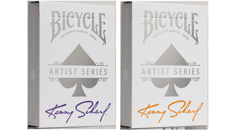 Bicycle Kenny Scharf Purple/Orange Box Set by US Playing Cards - Image 5