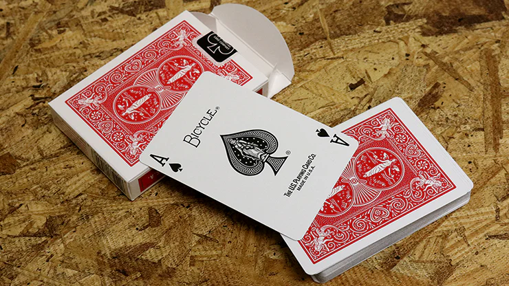 Bicycle Maiden Back (Red) by US Playing Card Co - Image 5