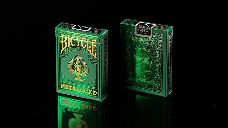 Bicycle Metalluxe Green Playing Cards by US Playing Card Co. - Image 5