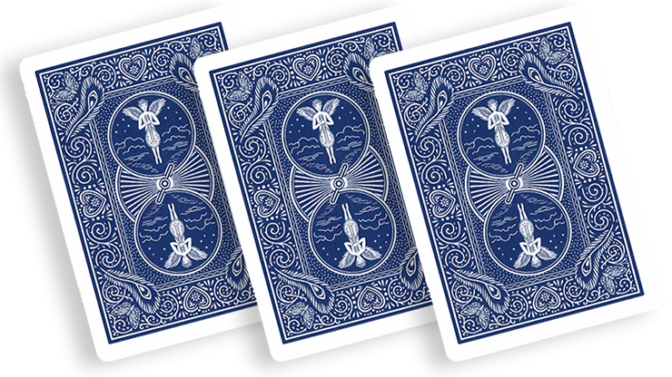Bicycle Playing Cards 809 Mandolin Blue by USPCC - Image 2