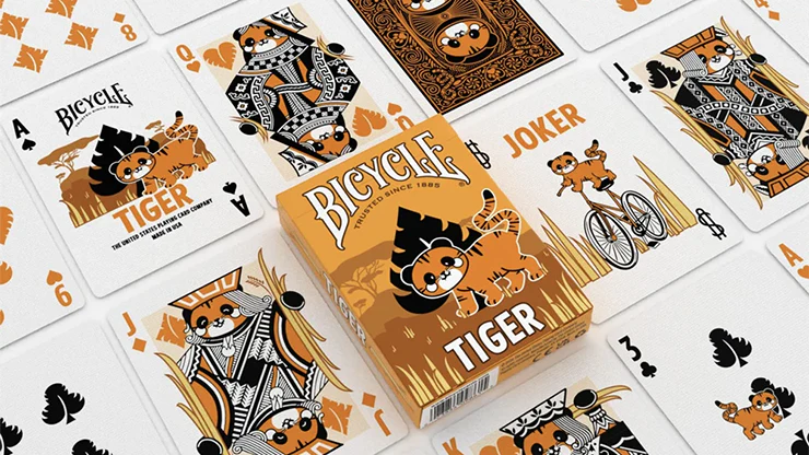 Bicycle Tiger Playing Cards by US Playing Card Co - Image 2
