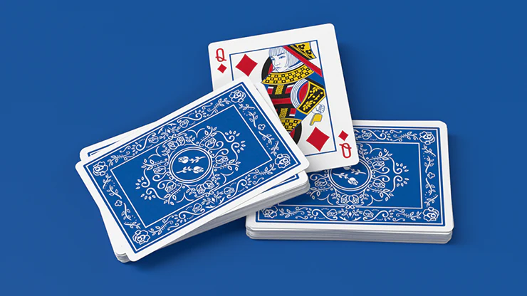 Black Roses Blue Magic Playing Cards - Image 2