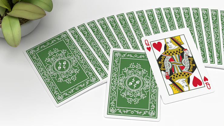BLACK ROSES IMMERGRÜN Playing Cards - Image 2