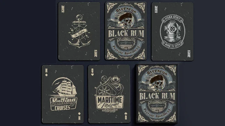 Black Rum Playing Cards - Image 5