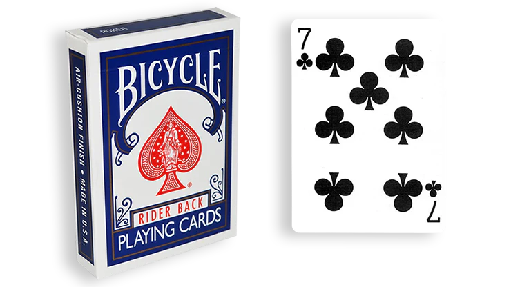 Blue One Way Forcing Deck (7c)