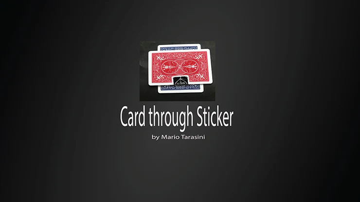 Card through Sticker by Mario Tarasini - Video Download
