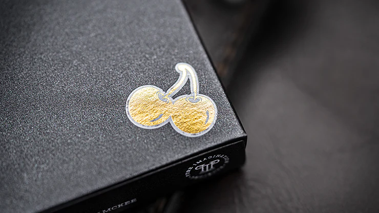 Cherry Casino House Deck (Monte Carlo Black and Gold) Playing Cards by Pure Imagination Projects - Image 3
