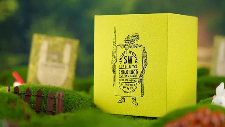 Childhood Playing Cards (Half Brick Standard + Gilded ) by TCC & Lunzi