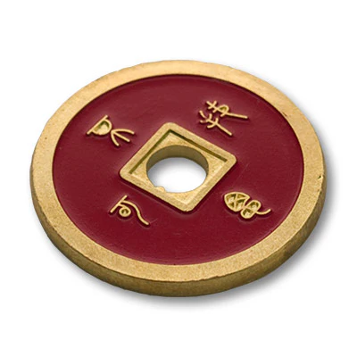 Chinese Coin (CH0021) Blue & Red by Tango Magic - Tricks - Image 5