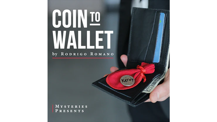Coin to Wallet (Gimmicks and Online Instructions) by Rodrigo Romano and Mysteries - Trick