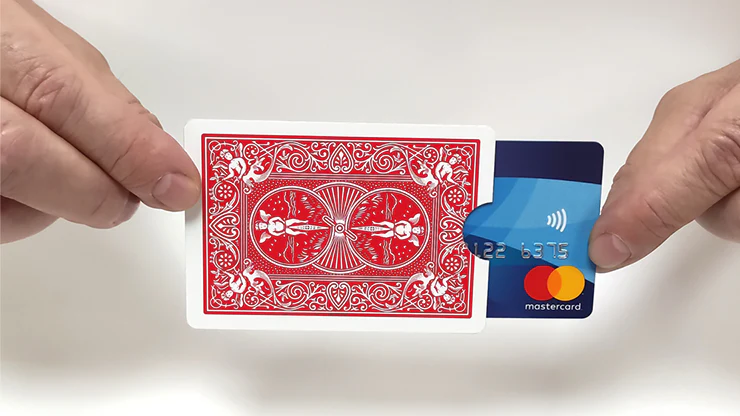 Credit Card Holder (Made from Red Bicycle cards) by Joker Magic - Trick - Image 2
