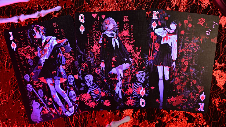 Crimson Maple Playing Cards by Evolkad - Image 3