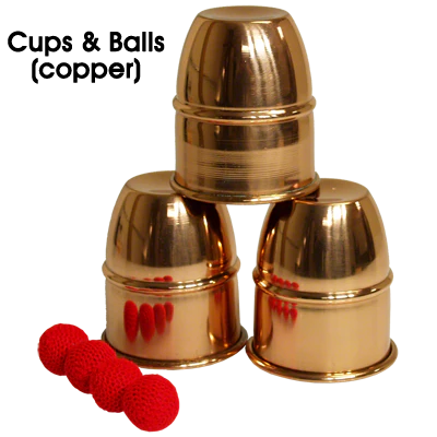 Cups & Balls (Copper) by Premium Magic - Trick
