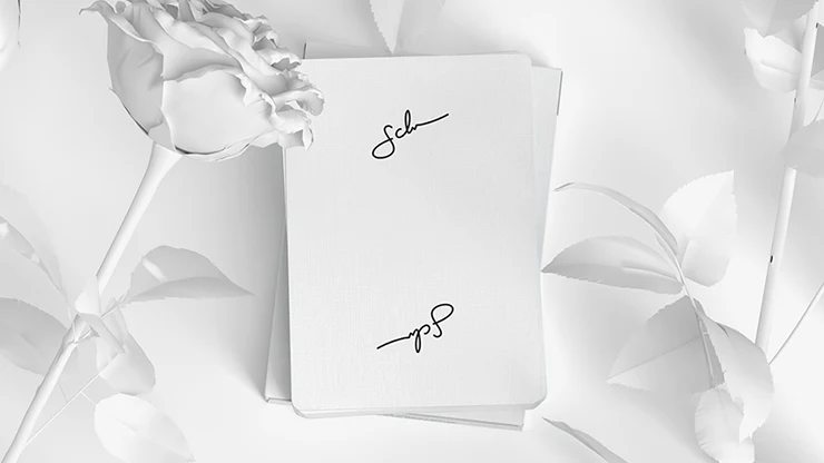 Daniel Schneider White Edition Playing Cards