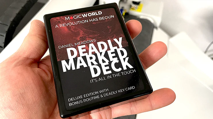 DEADLY MARKED DECK RED BICYCLE (Gimmicks and Online Instructions) by MagicWorld - Trick - Image 2