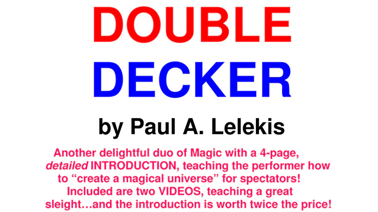 DOUBLE DECKER by Paul A. Lelekis - Mixed Media Download