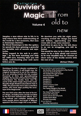 Duvivier's Magic Volume 4: From Old To New by Dominique Duvivier - DVD - Image 2