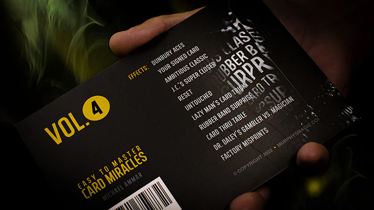 Easy to Master Card Miracles (Gimmicks and Online Instruction) Volume 4 by Michael Ammar - Trick - Image 2