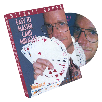 Easy to Master Card Miracles Volume 4 by Michael Ammar - DVD