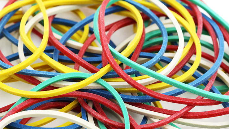 Elastication - Visible Rubber Band Through Pencil Penetration by Jonathan Royle - Mixed Media Download