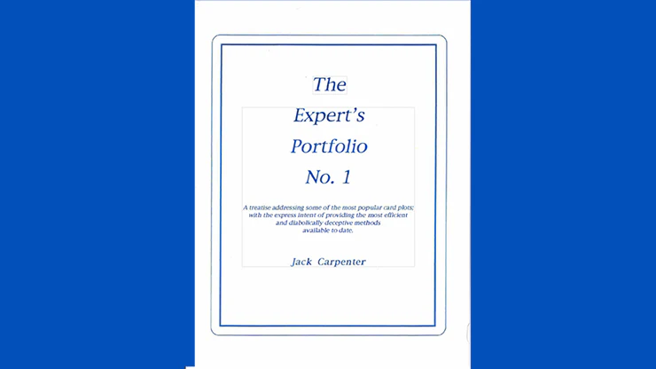 Expert's Portfolio by Jack Carpenter - ebook