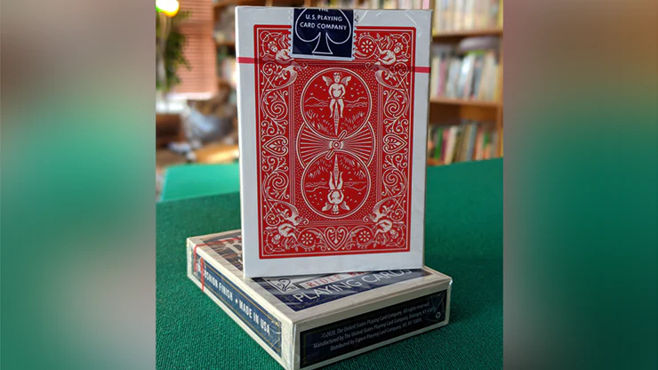 Experts Thin Crushed Printed on Web Press Rider Back Back (Red) Playing Cards - Image 2