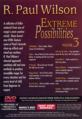 Extreme Possibilities Volume 3 by R. Paul Wilson - DVD - Image 2