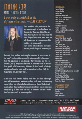 Fernando Keops: Cheating at Cards Vol 1 - DVD - Image 2