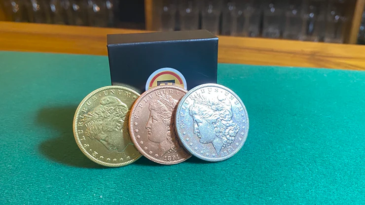 Follow the Silver Morgan Replica (Gimmicks and Online Instructions) by Tango - Trick - Image 3
