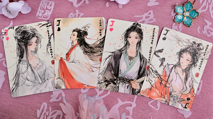 Four Beauties (YangYuhuan) Playing Cards - Image 4