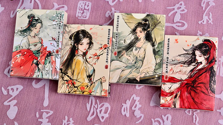 Four Beauties (YangYuhuan) Playing Cards - Image 6