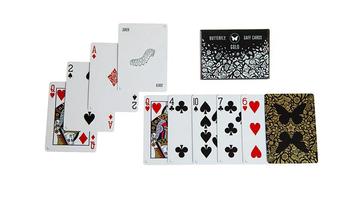 Gaff pack for Butterfly Playing Cards Marked (Black and Gold) by Ondrej Psenicka - Image 2