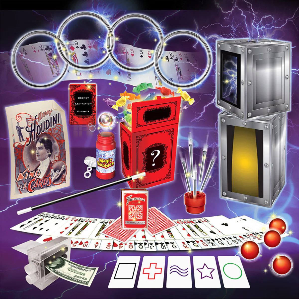 Grand Illusions Magic Set With Houdini Poster - Image 3