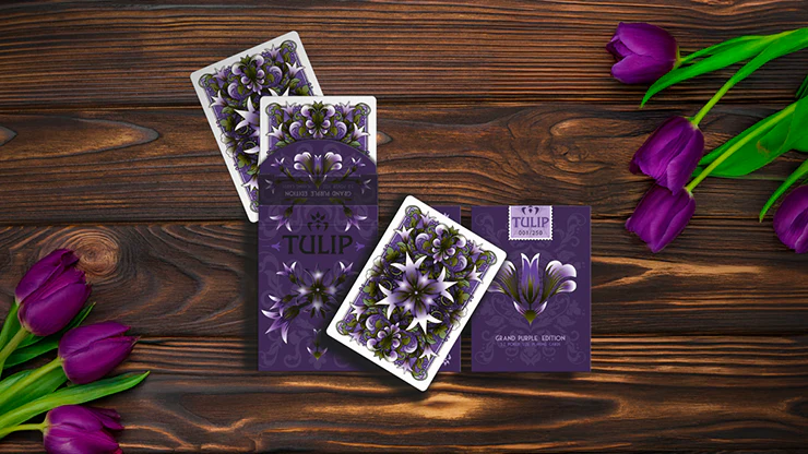 Grand Tulip Purple Playing Cards by Dutch Card House Company - Image 6