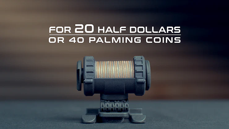 Hanson Chien Presents 20HDD (20 Half Dollar Dropper) by Ochiu Studio (Black Holder Series) - Trick - Image 2