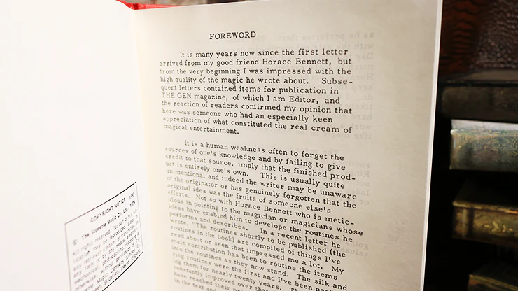 Horace Bennett's Prize Winning Magic (Limited/Out of Print) edited by Hugh Miller - Book - Image 4
