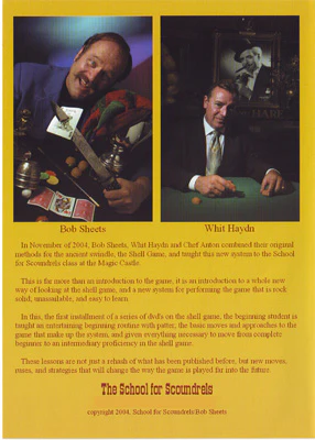 Intro to the Shell Game: Volume One by Bob Sheets and Whit Hadyn - DVD - Image 2