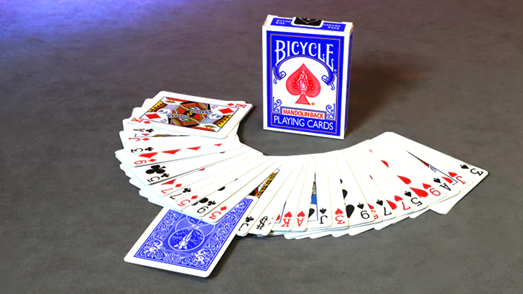 Invisible Deck Bicycle Mandolin (Blue) - Image 3
