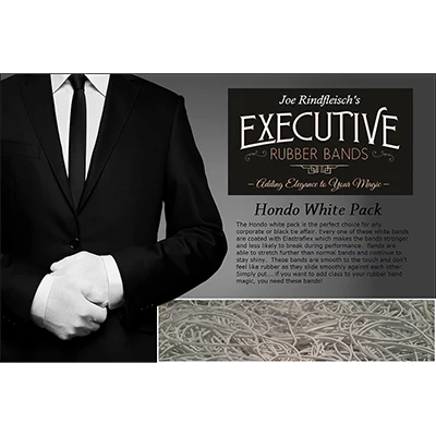 Joe Rindfleisch's Executive Rubber Bands (Hondo - White Pack) by Joe Rindfleisch - Trick