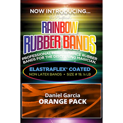 Joe Rindfleisch's Rainbow Rubber Bands (Daniel Garcia - Orange Pack ) by Joe Rindfleisch - Trick