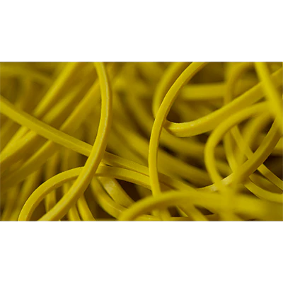 Joe Rindfleisch's Rainbow Rubber Bands (Russell Leeds -Yellow ) by Joe Rindfleisch - Trick - Image 2