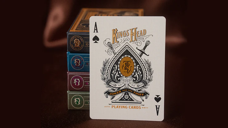 King's Head (Blue & Red) Playing Cards by Joker and the Thief - Image 6